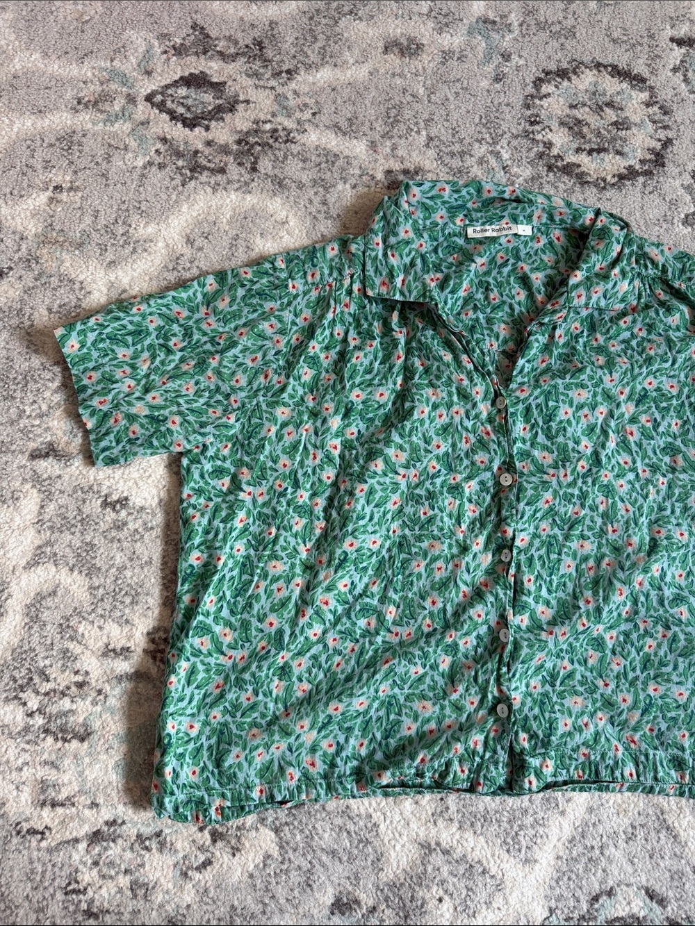 Roller Rabbit Floral Button Down - Picture 2 of 11